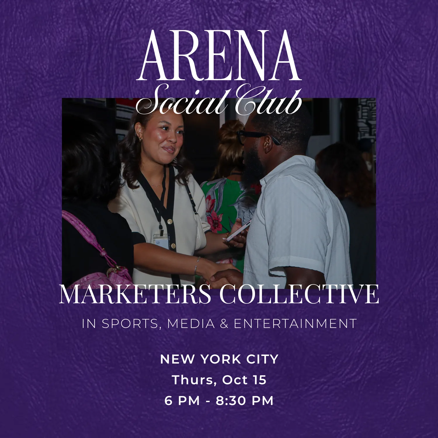Arena Social Club: Marketers Collective event artwork