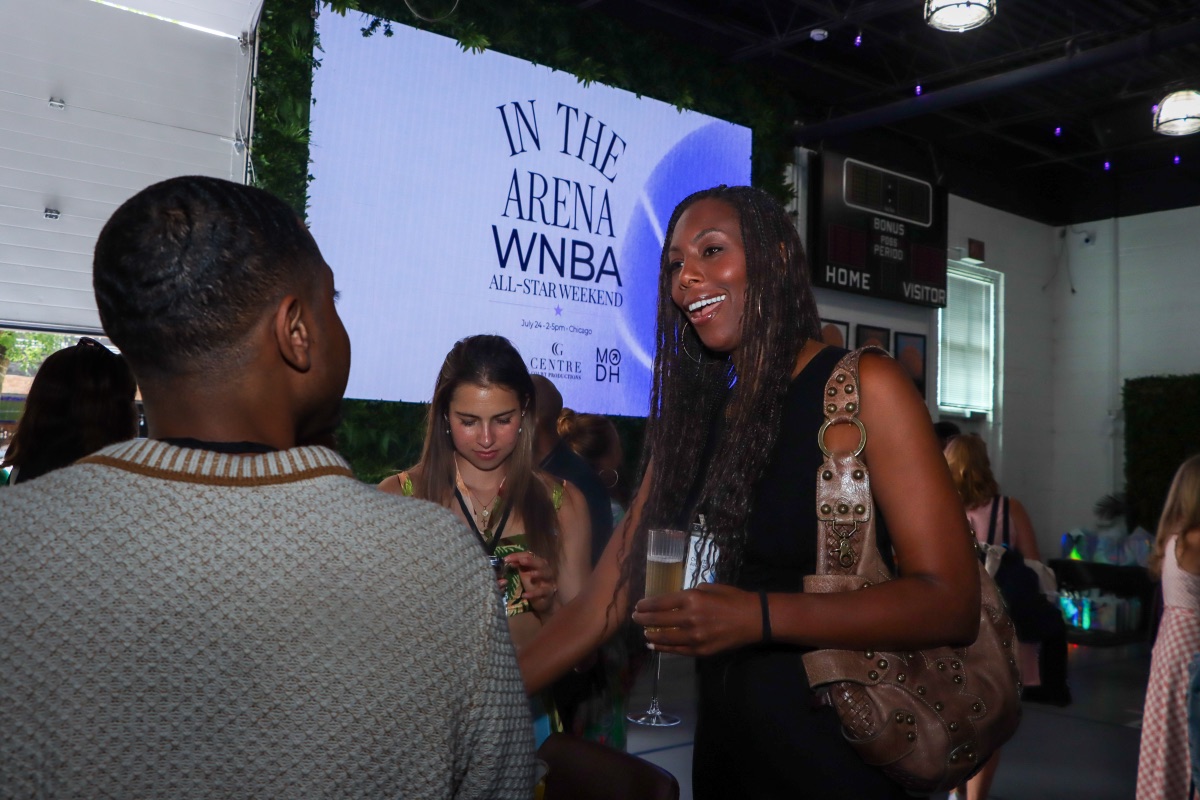 Arena gathering at WNBA All-Star Weekend